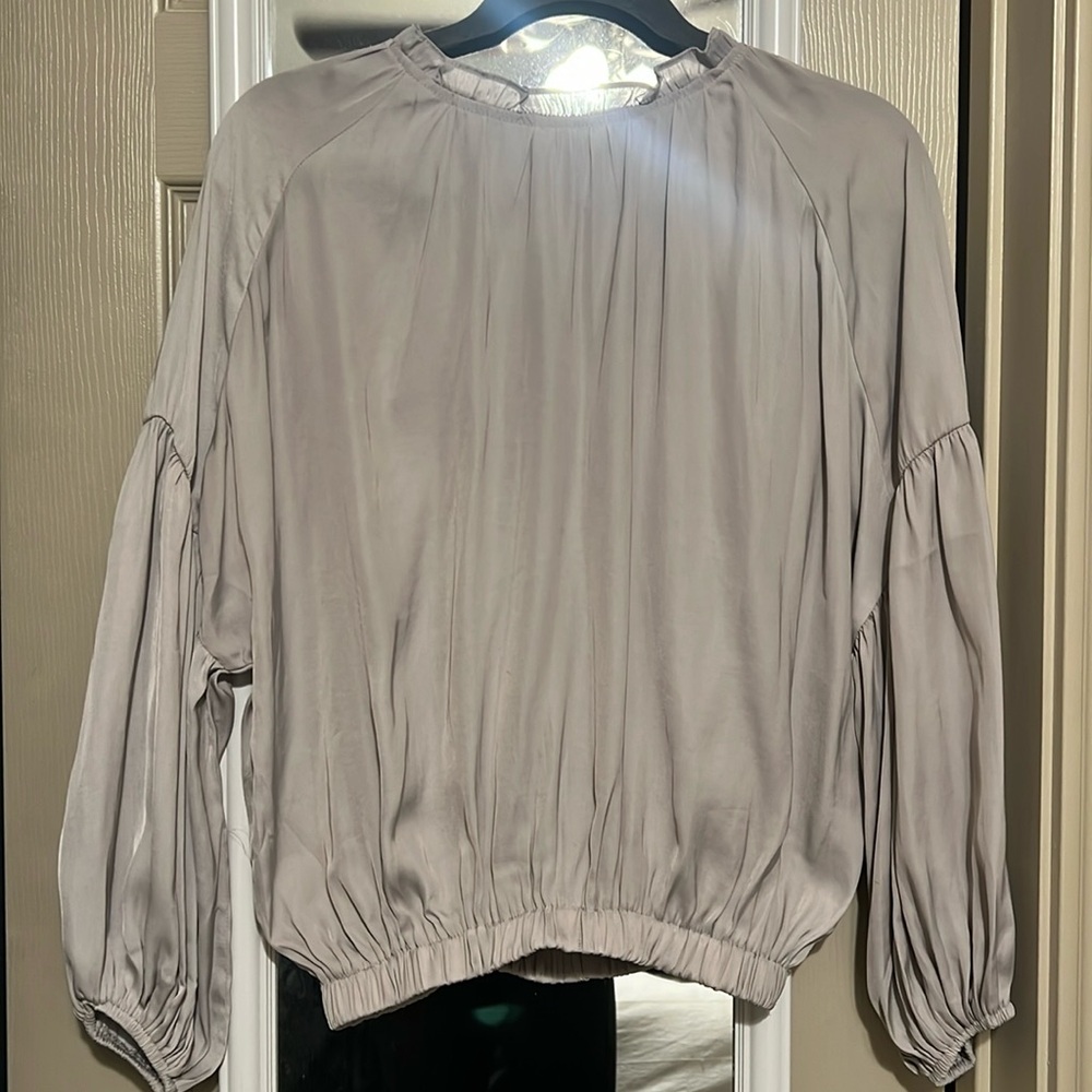 Gray blouse